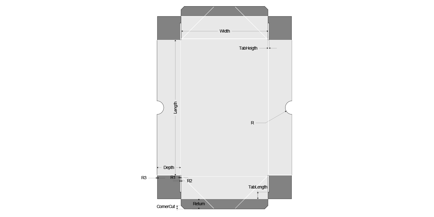 L014_Infold Tray (Box120FBA) - View 2